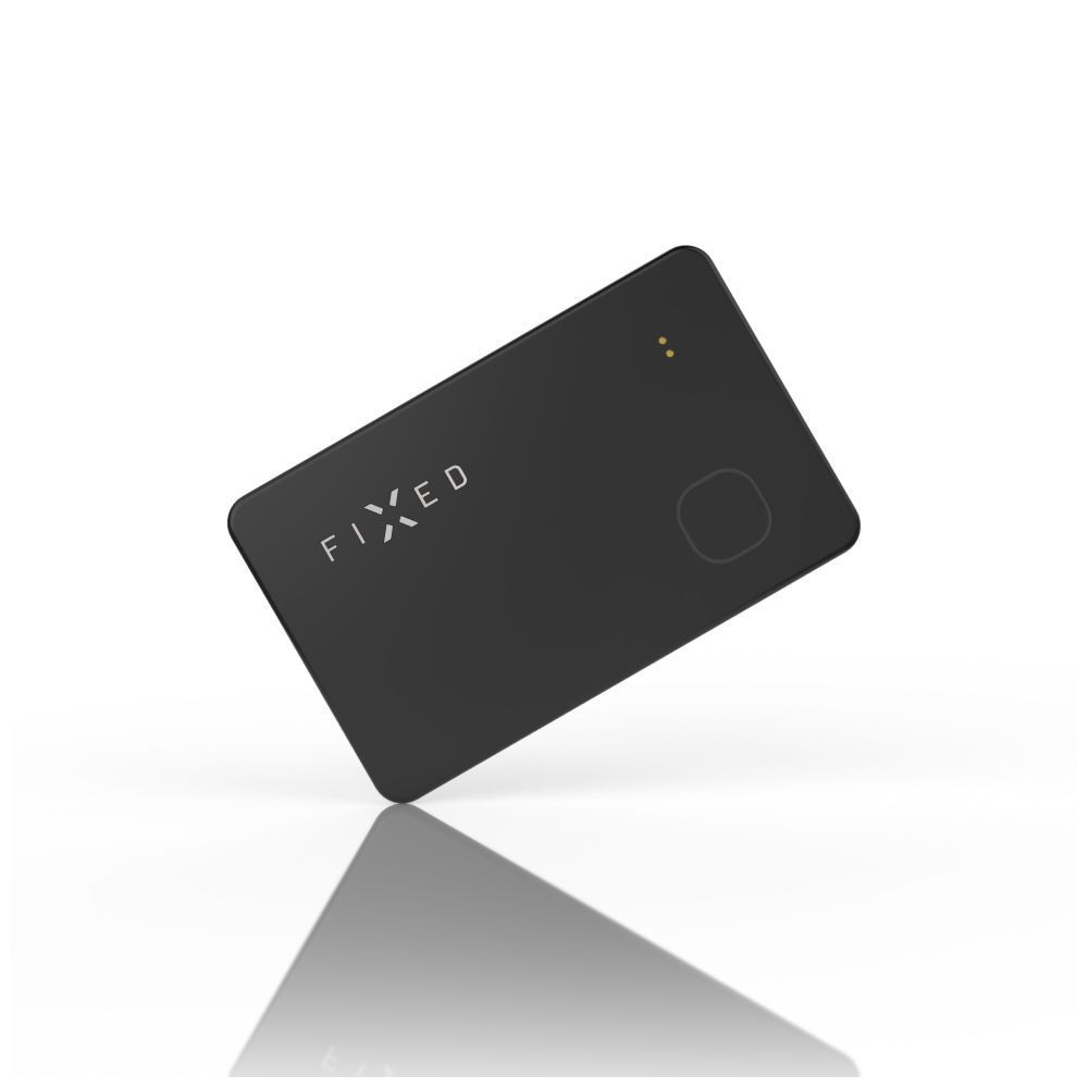 FIXED intelligens helymeghatározó kártya Apple Find My applikációhoz, vezeték nélküli töltés, fekete FIXED intelligens helymeghatározó kártya Apple Find My applikációhoz, vezeték nélküli töltés, fekete