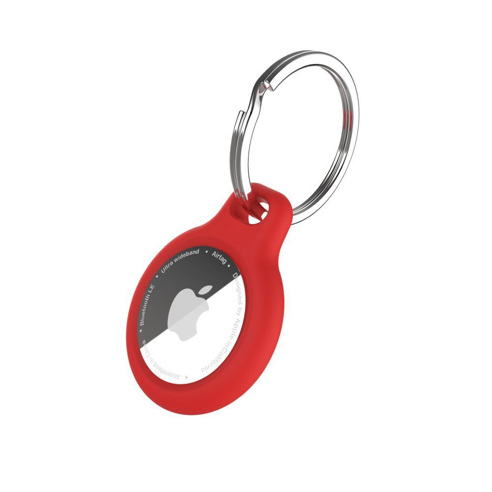 FIXED Silky szilikon tok Apple AirTag-hez, piros FIXED Silky szilikon tok Apple AirTag-hez, piros