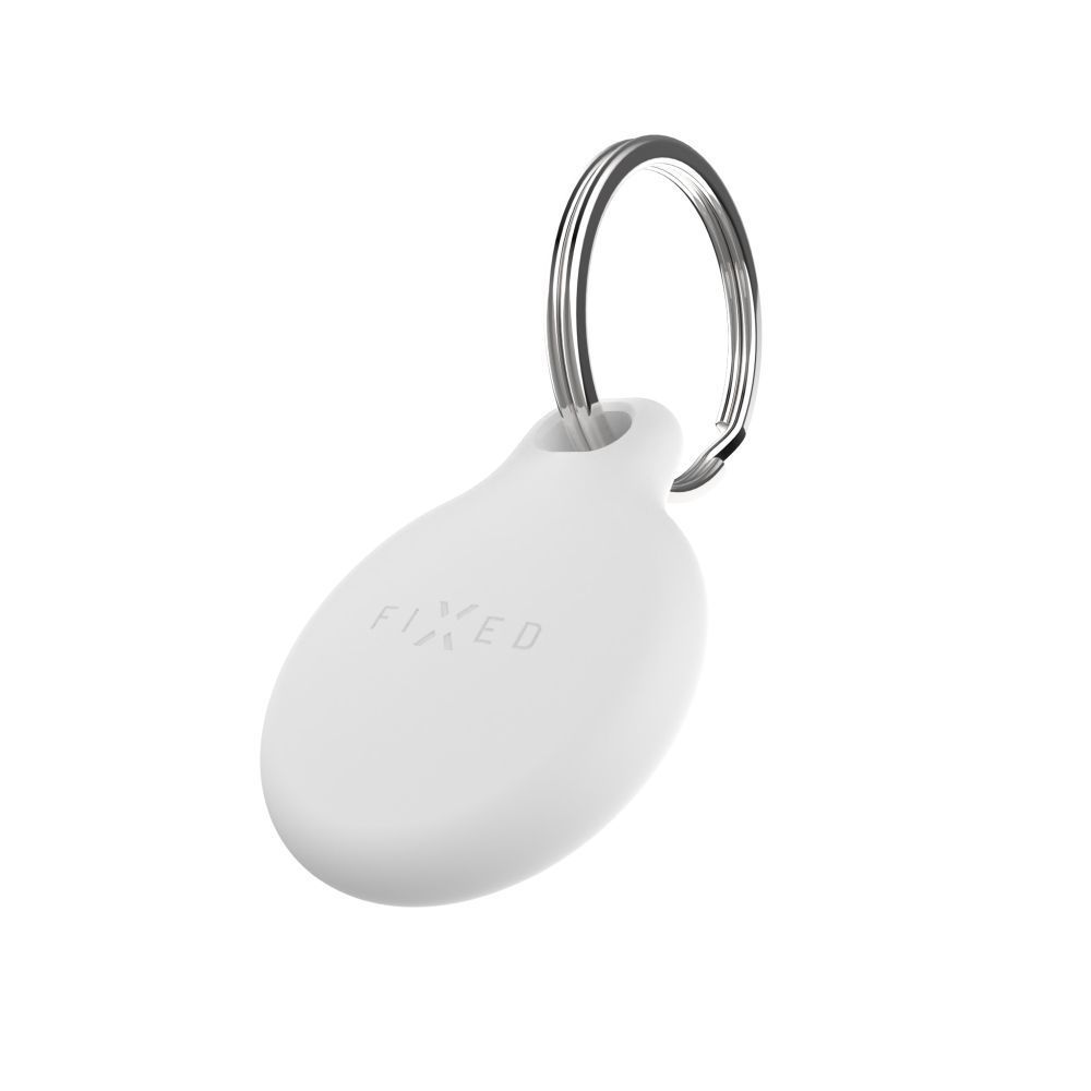 FIXED Silky szilikon tok Apple AirTag-hez, fehér FIXED Silky szilikon tok Apple AirTag-hez, fehér