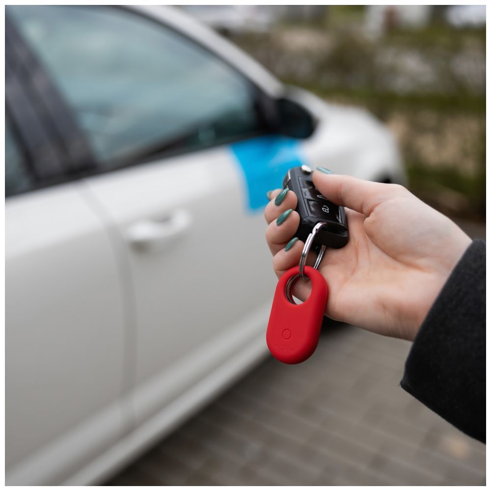 FIXED Silky szilikon tok Samsung SmartTag2-höz, fehér FIXED Silky szilikon tok Samsung SmartTag2-höz, fehér