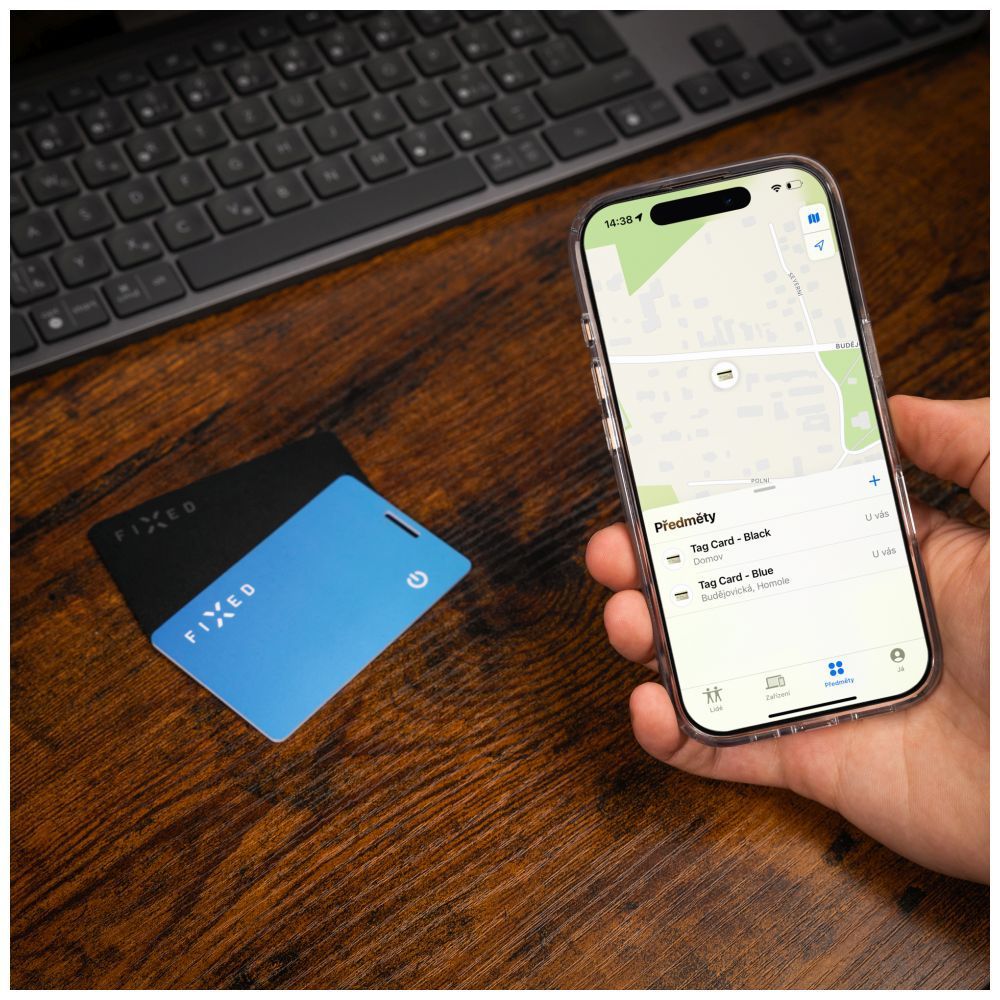 FIXED intelligens helymeghatározó kártya, kék FIXED intelligens helymeghatározó kártya, kék