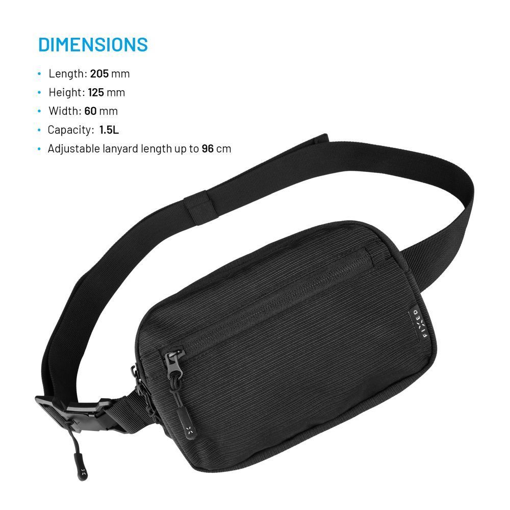 FIXED övtáska, fekete