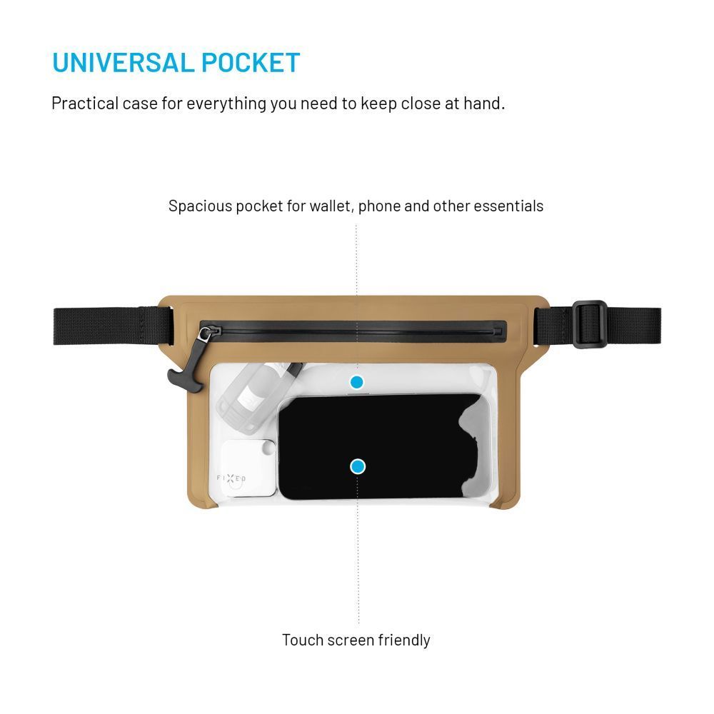 FIXED vízálló övtáska, khaki FIXED vízálló övtáska, khaki