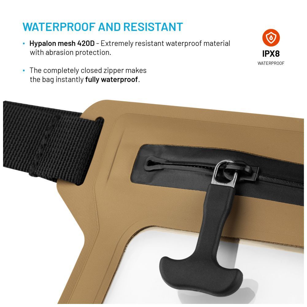 FIXED vízálló övtáska, khaki FIXED vízálló övtáska, khaki