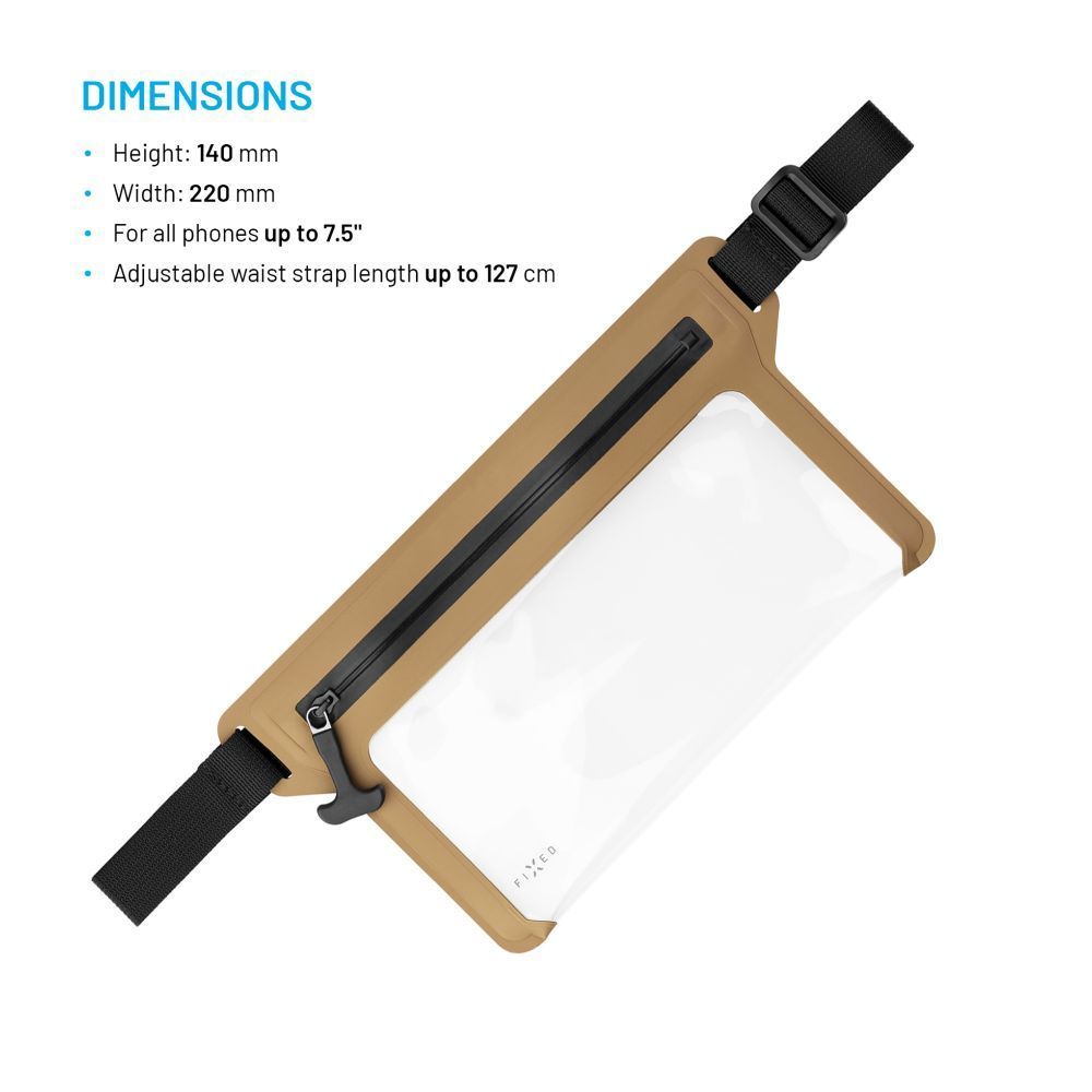 FIXED vízálló övtáska, khaki FIXED vízálló övtáska, khaki