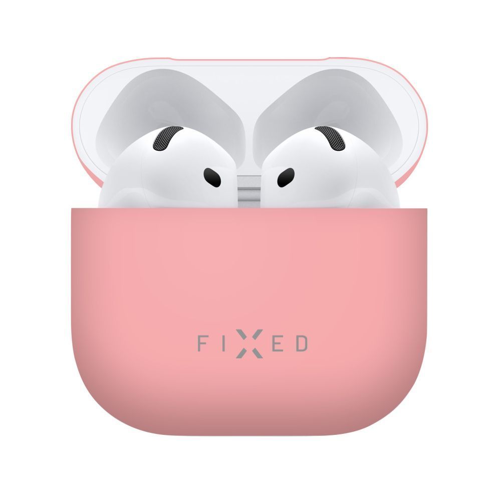 FIXED Silky az Apple AirPods 4-hez rózsaszín FIXED Silky az Apple AirPods 4-hez rózsaszín