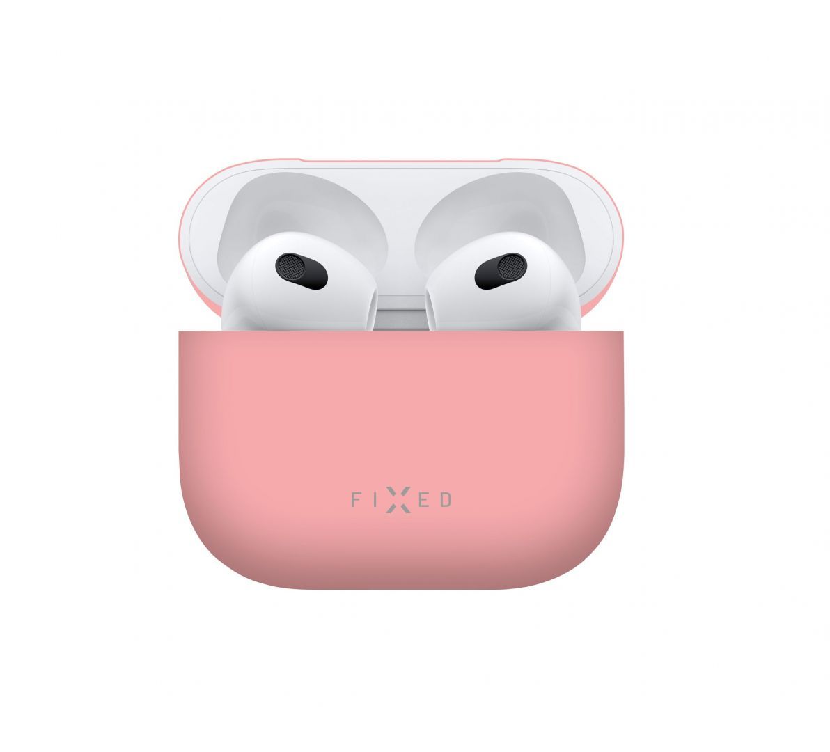 FIXED Silky szilikon tartótok az Apple Airpods 3-hoz, pink FIXED Silky szilikon tartótok az Apple Airpods 3-hoz, pink