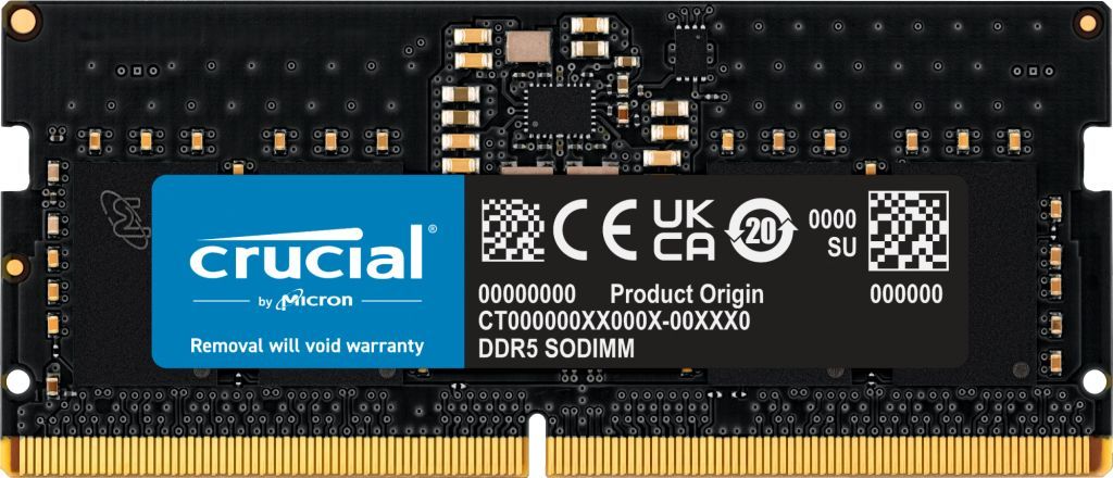 Crucial 8GB DDR5 5600MHz SODIMM Crucial 8GB DDR5 5600MHz SODIMM