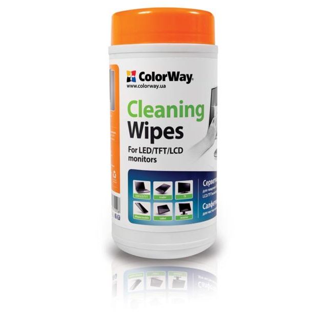 ColorWay LCD/TFT Nedves tisztítókendő 100 db ColorWay LCD/TFT Nedves tisztítókendő 100 db