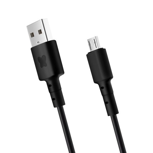 Bonbon DBone data and charging cable with USB/micro USB connectors 1m black Bonbon DBone data and charging cable with USB/micro USB connectors 1m black