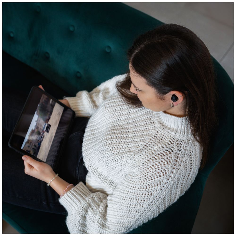 FIXED Buds TWS mikrofonos sztereó fülhallgató, fekete, FIXBDS-BK FIXED Buds TWS mikrofonos sztereó fülhallgató, fekete, FIXBDS-BK