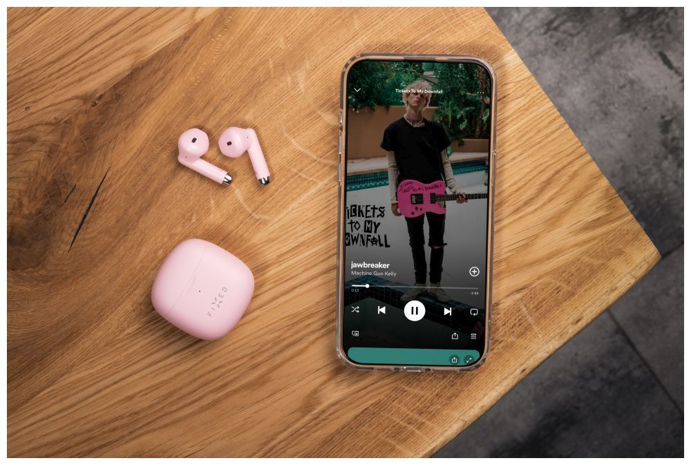 FIXED Pods TWS mikrofonos sztereó fülhallgató, rózsaszín, FIXPDS-PI FIXED Pods TWS mikrofonos sztereó fülhallgató, rózsaszín, FIXPDS-PI