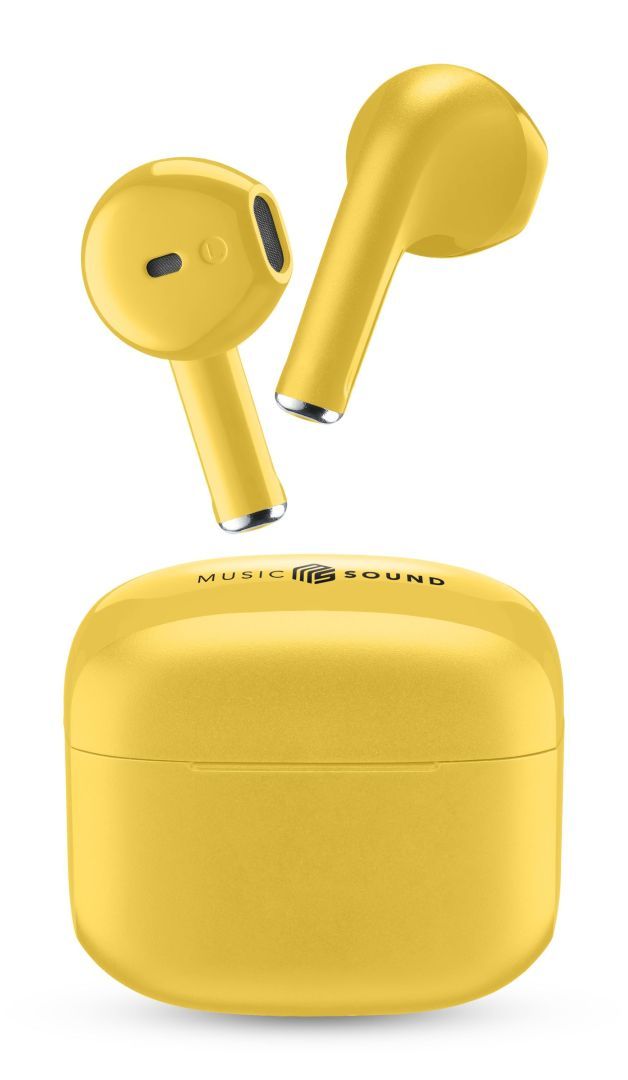 Cellularline TWS wireless Headset Yellow Cellularline TWS wireless Headset Yellow