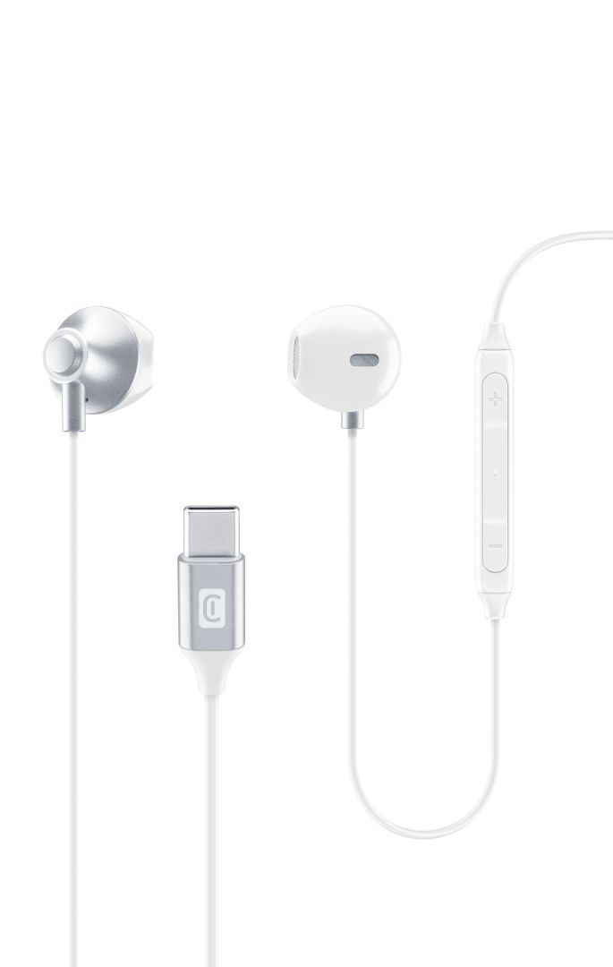 Cellularline ORBIT Headset with USB-C connector White Cellularline ORBIT Headset with USB-C connector White