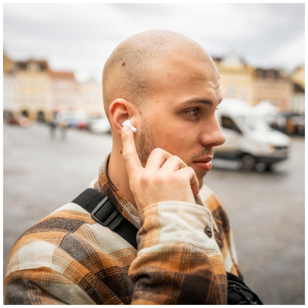 FIXED Pods Pro Vezetéknélküli Fejhallgató Fehér, Mikrofon/Fülhallgató FIXED Pods Pro Vezetéknélküli Fejhallgató Fehér, Mikrofon/Fülhallgató