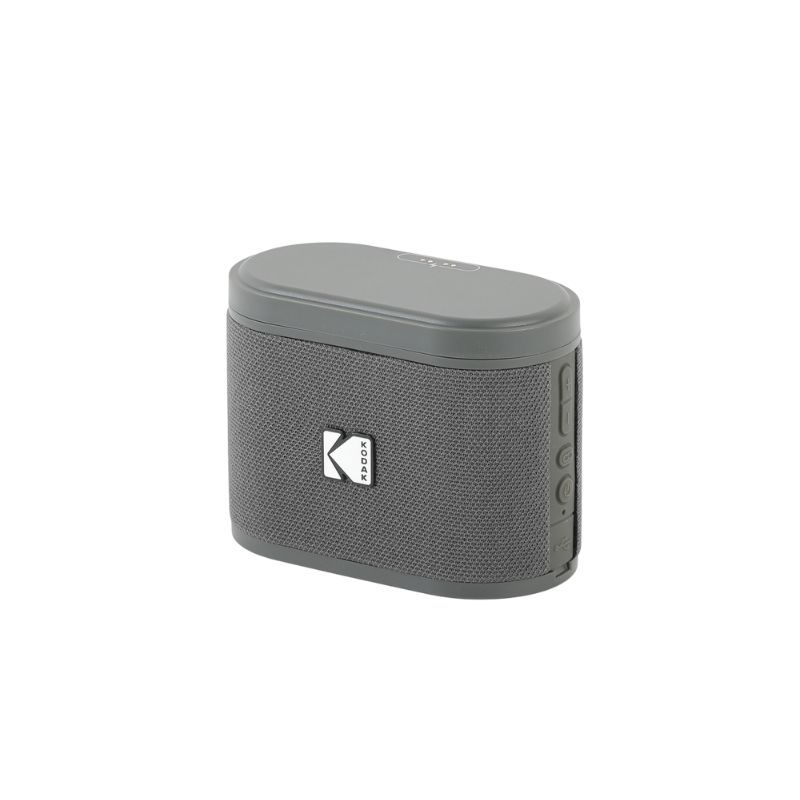 Kodak BRIXGR Soundbrix Mini Bluetooth Coloured Portable Speaker Grey Kodak BRIXGR Soundbrix Mini Bluetooth Coloured Portable Speaker Grey