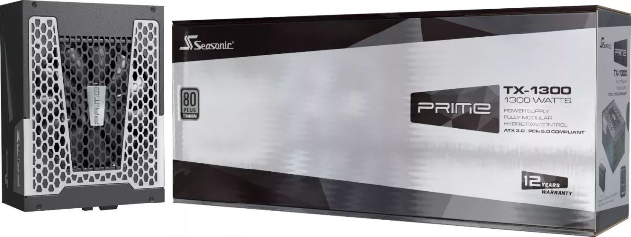 Seasonic 1300W 80+ Titanium Prime TX ATX 3.0 Seasonic 1300W 80+ Titanium Prime TX ATX 3.0
