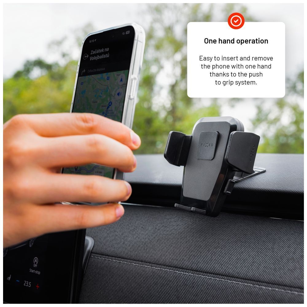 FIXED Iconiq Dash univerzális autós tartó, fekete