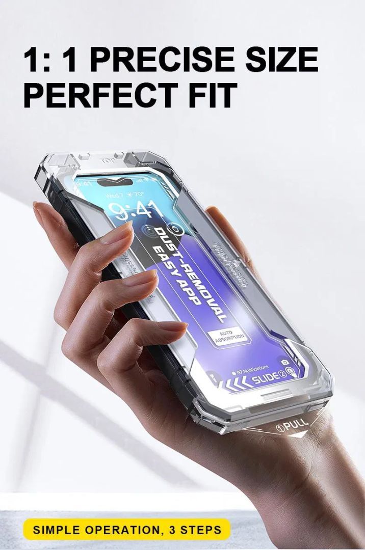 Mobile Origin Screen Guard with easy application iPhone 16 Plus Yellow Mobile Origin Screen Guard with easy application iPhone 16 Plus Yellow