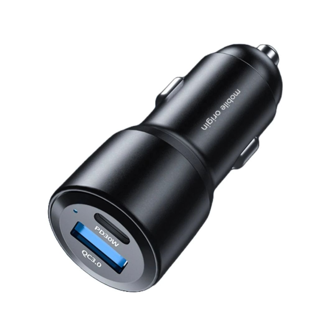 Mobile Origin Car Charger 60W USB-C and USB-A