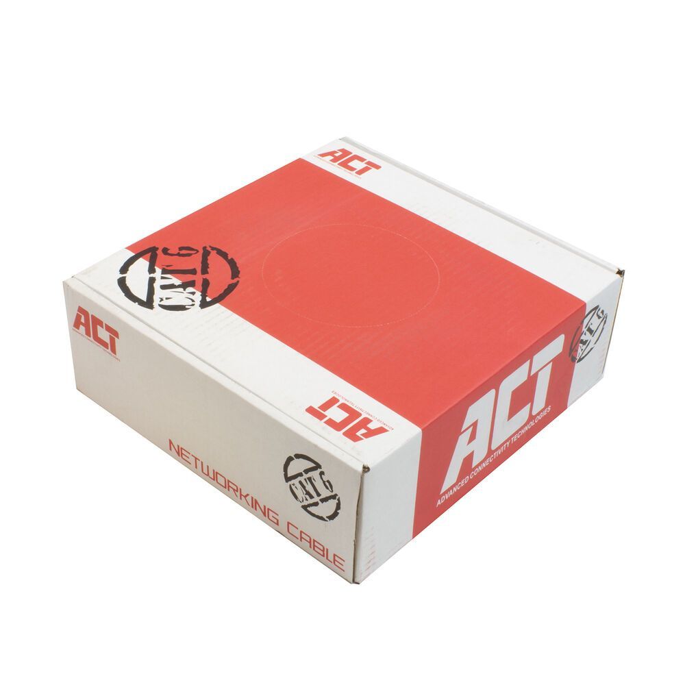 ACT CAT6 U-UTP Installation cable 100m Grey ACT CAT6 U-UTP Installation cable 100m Grey