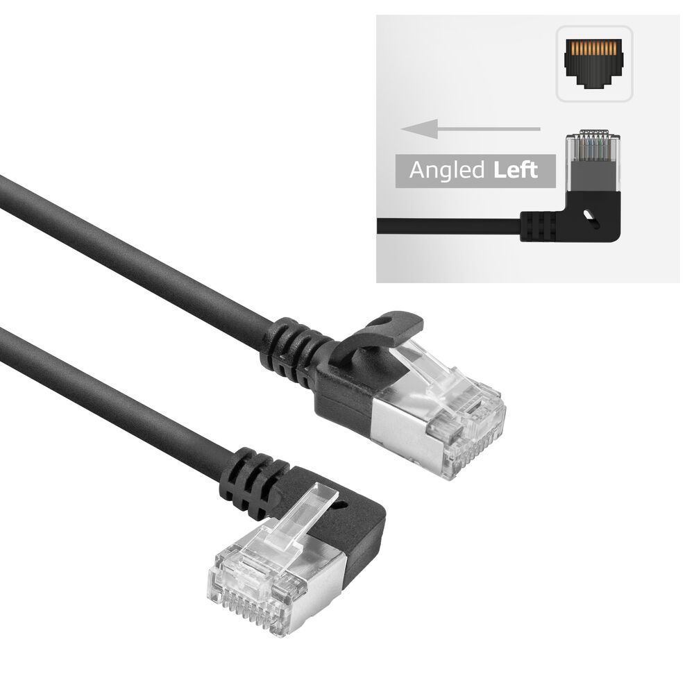 ACT CAT6A U-FTP Patch Cable 1,5m Black ACT CAT6A U-FTP Patch Cable 1,5m Black