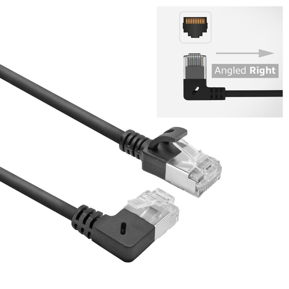 ACT CAT6A U-FTP Patch Cable 1,5m Black ACT CAT6A U-FTP Patch Cable 1,5m Black