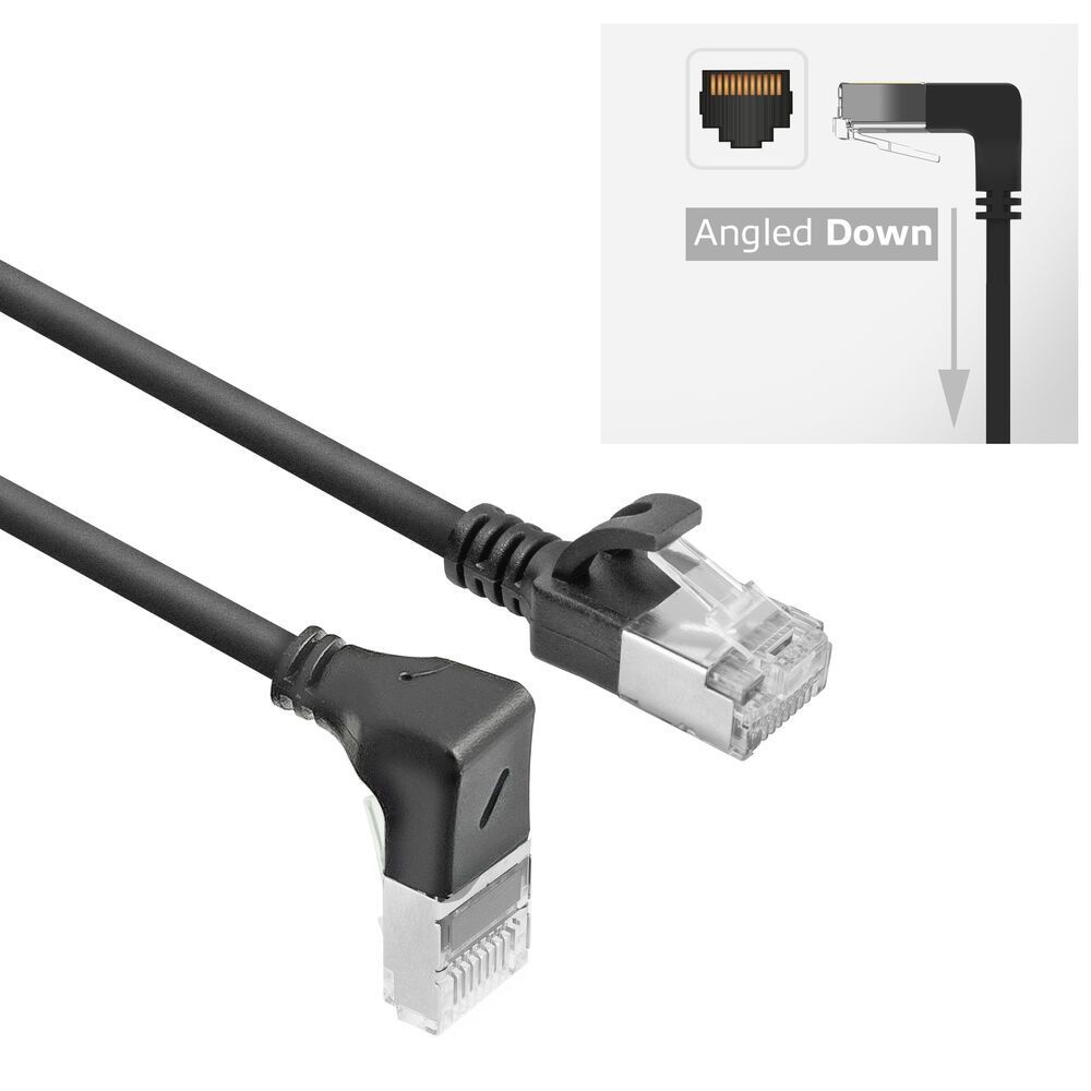 ACT CAT6A U-FTP Patch Cable 2m Black ACT CAT6A U-FTP Patch Cable 2m Black