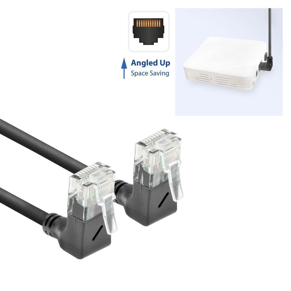 ACT CAT6A U-UTP Patch Cable 2m Black ACT CAT6A U-UTP Patch Cable 2m Black