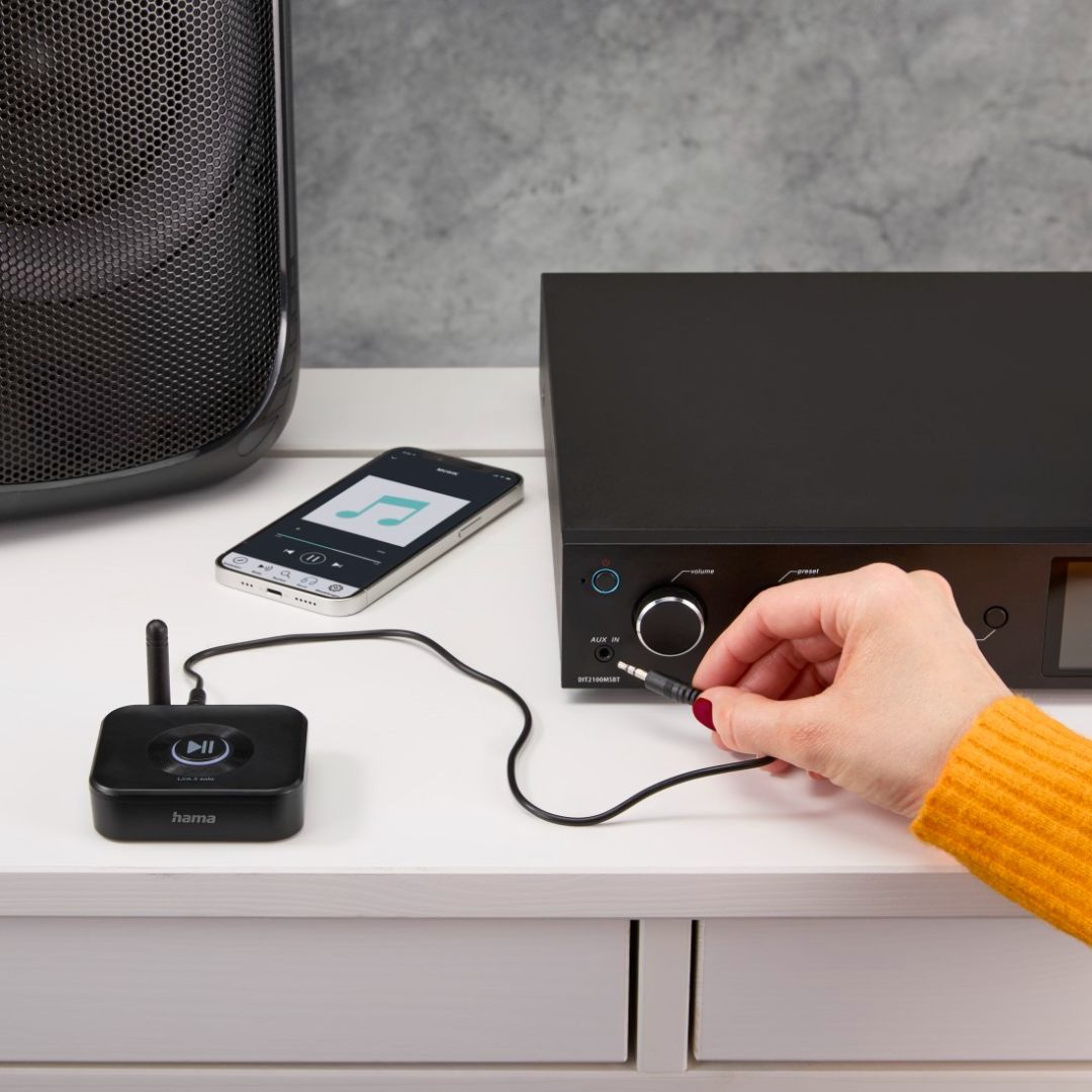 Hama Link it To Audio Adapter Black Hama Link it To Audio Adapter Black