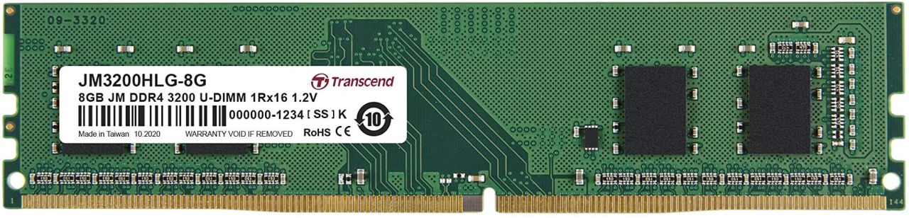Transcend 8GB DDR4 3200MHz Transcend 8GB DDR4 3200MHz