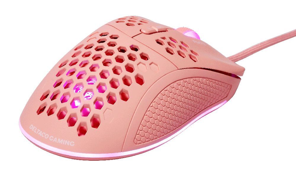 Deltaco GAM-108 PM75 Ultra Light Gaming Mouse Pink Deltaco GAM-108 PM75 Ultra Light Gaming Mouse Pink