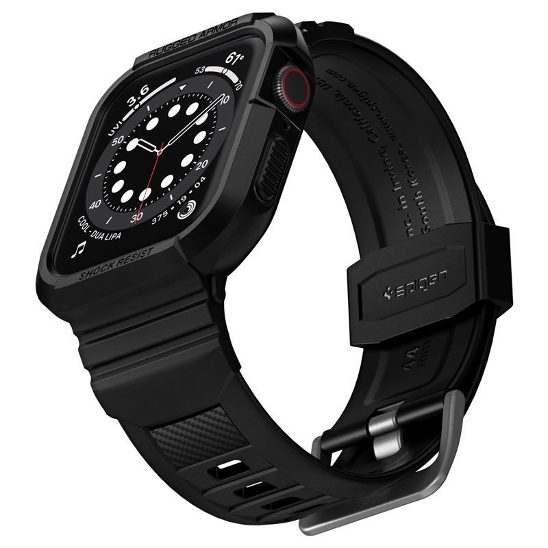 Spigen Rugged Armor Pro, black - Apple Watch 8/7 (45mm)/SE 2022/6/SE/5/4 (44mm) Spigen Rugged Armor Pro, black - Apple Watch 8/7 (45mm)/SE 2022/6/SE/5/4 (44mm)