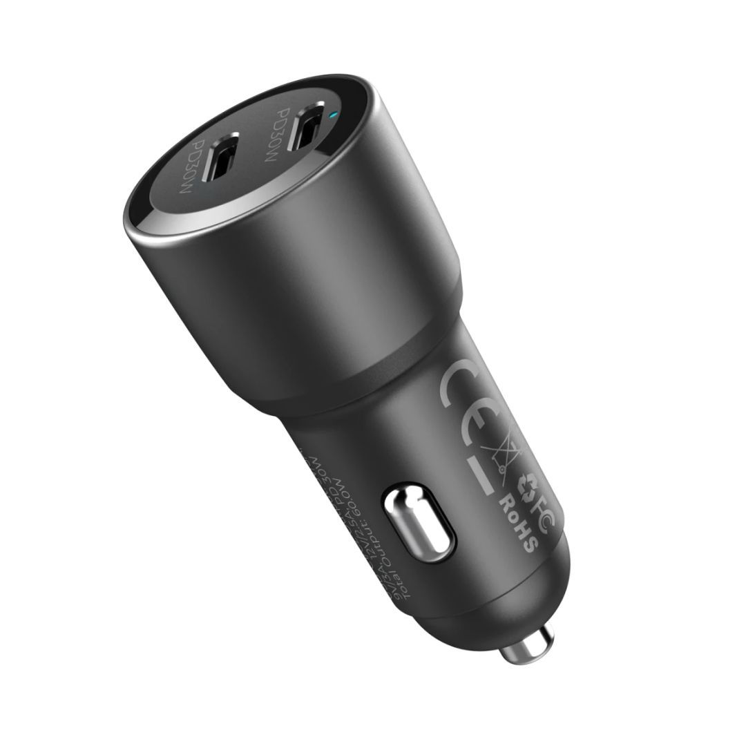 Mobile Origin Car Charger 60W 2 USB-C CA11 Black Mobile Origin Car Charger 60W 2 USB-C CA11 Black