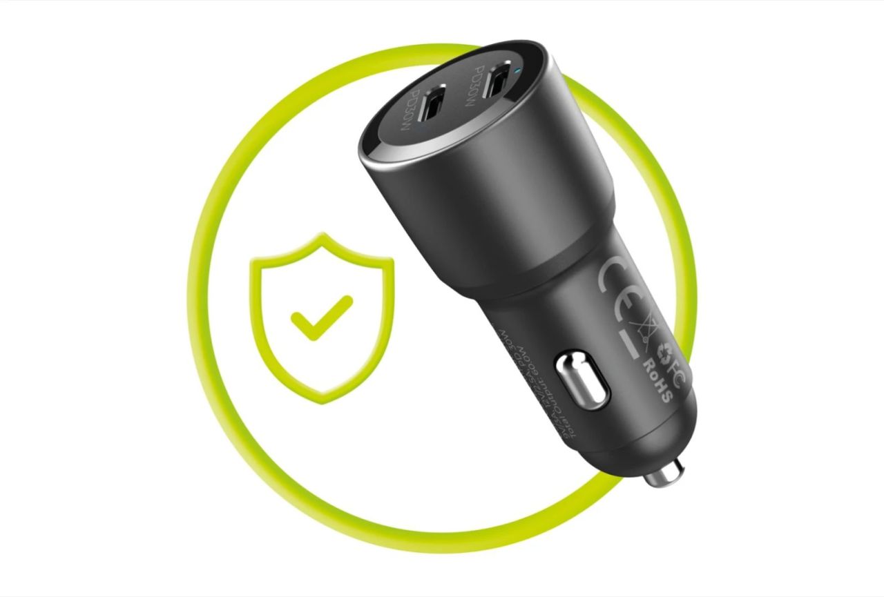 Mobile Origin Car Charger 60W 2 USB-C CA11 Black Mobile Origin Car Charger 60W 2 USB-C CA11 Black