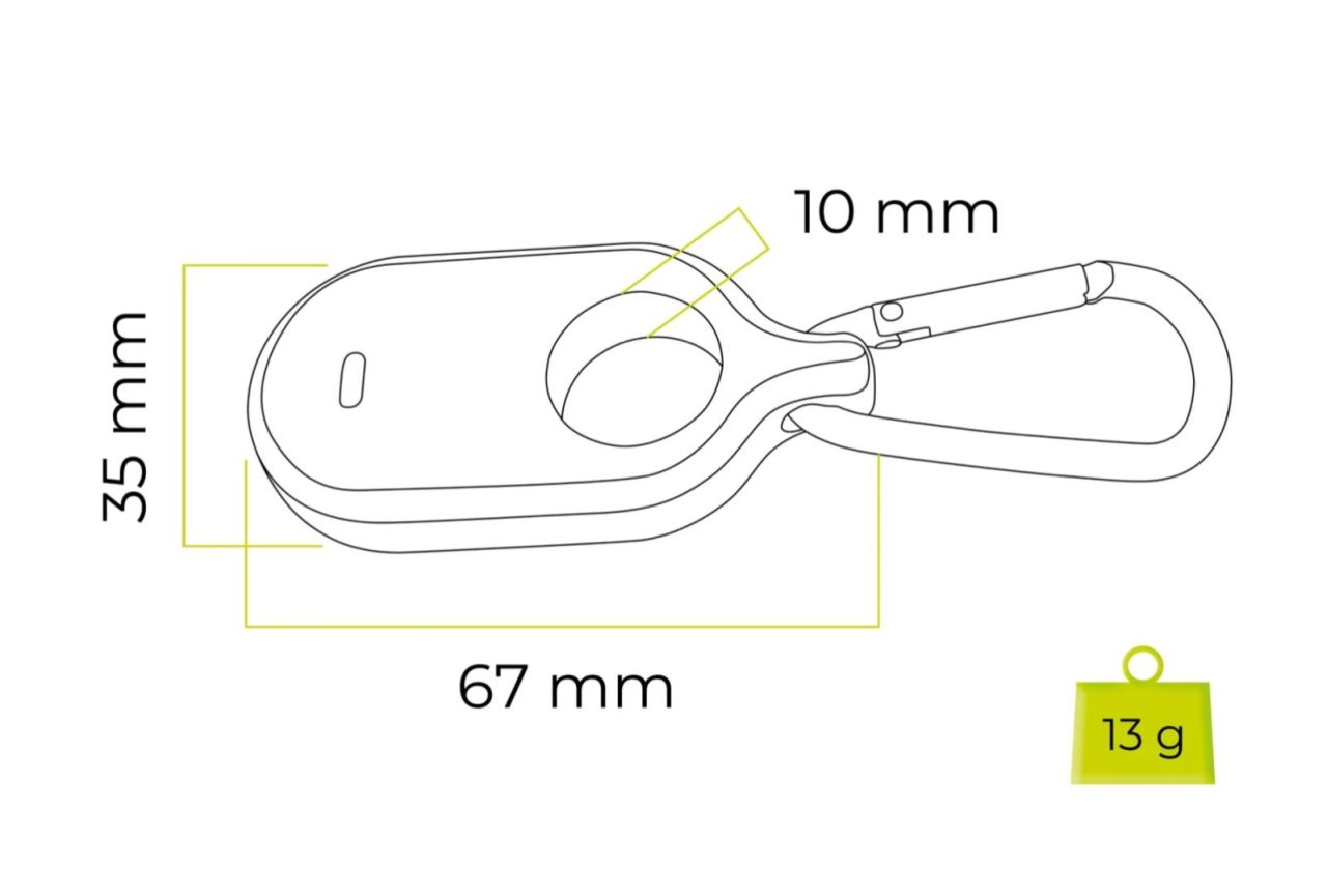 Mobile Origin Samsung SmartTag2 Case White Mobile Origin Samsung SmartTag2 Case White