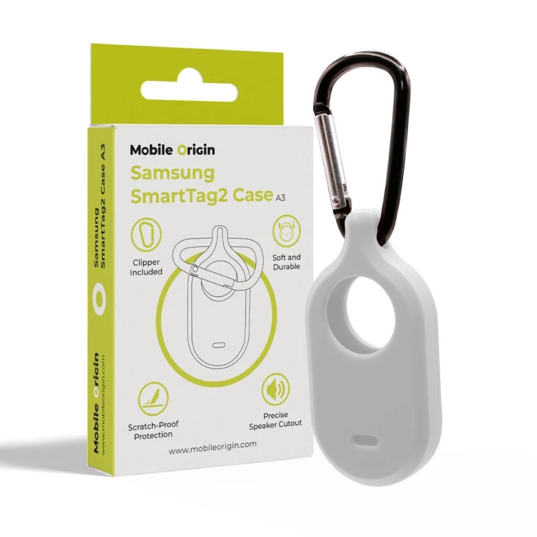 Mobile Origin Samsung SmartTag2 Case White Mobile Origin Samsung SmartTag2 Case White