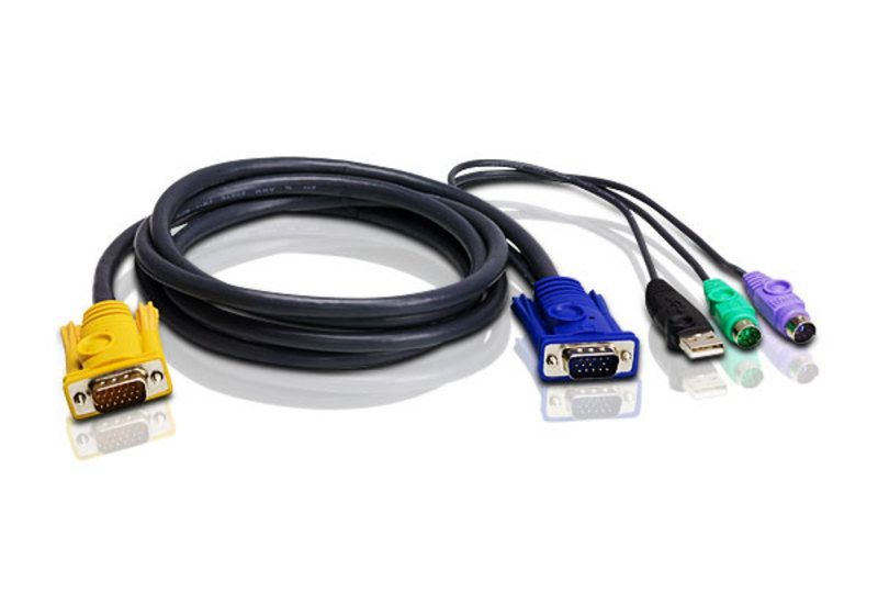 ATEN PS/2-USB KVM Cable 3m Black ATEN PS/2-USB KVM Cable 3m Black