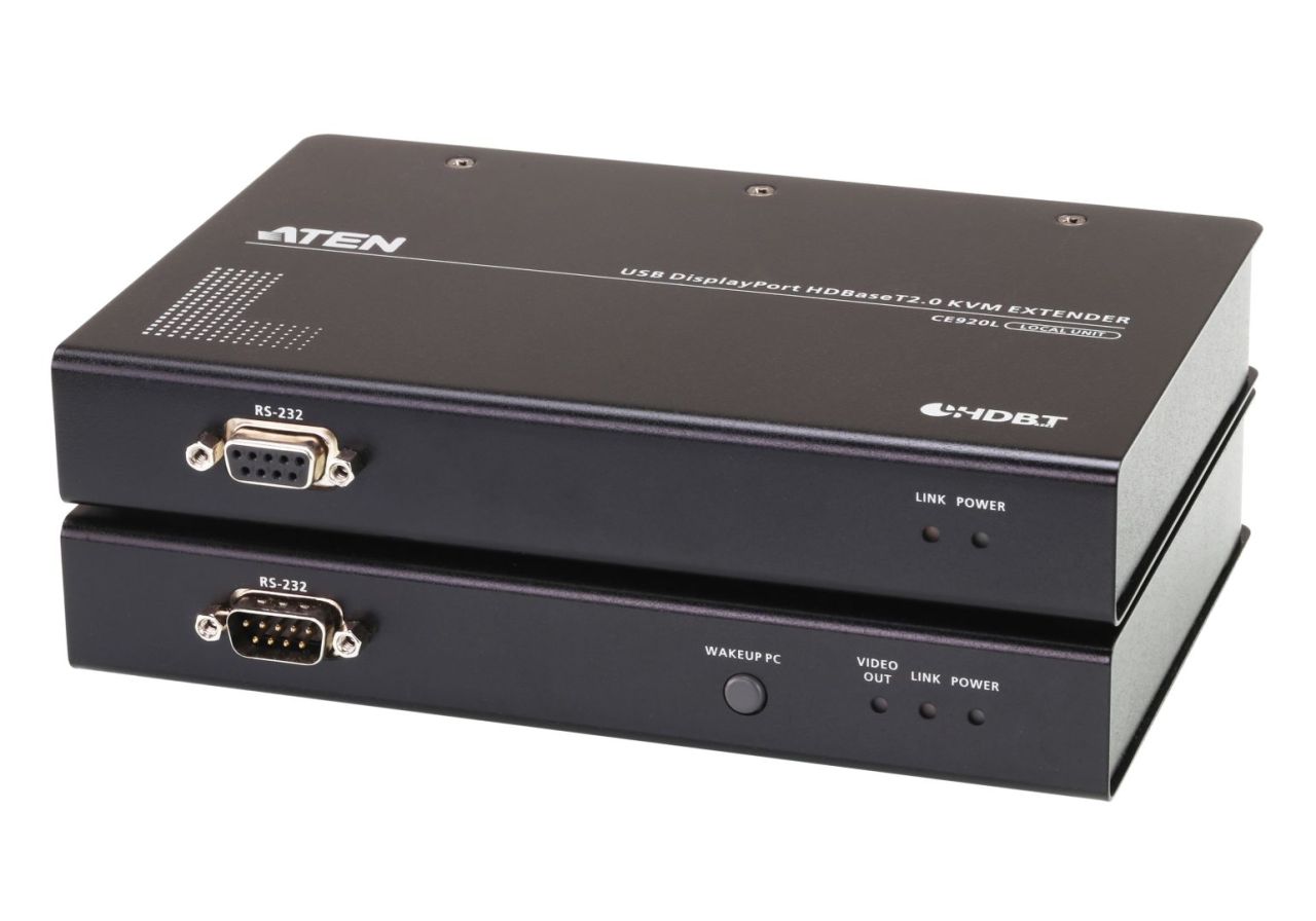 ATEN CE920 USB DisplayPort HDBaseT 2.0 KVM Extender (4K@100 m) ATEN CE920 USB DisplayPort HDBaseT 2.0 KVM Extender (4K@100 m)