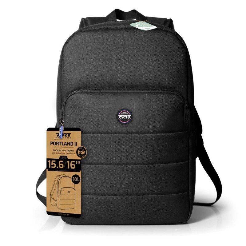 Port Designs Notebook Backpack Eco Portland II 14-16'' Black Port Designs Notebook Backpack Eco Portland II 14-16'' Black
