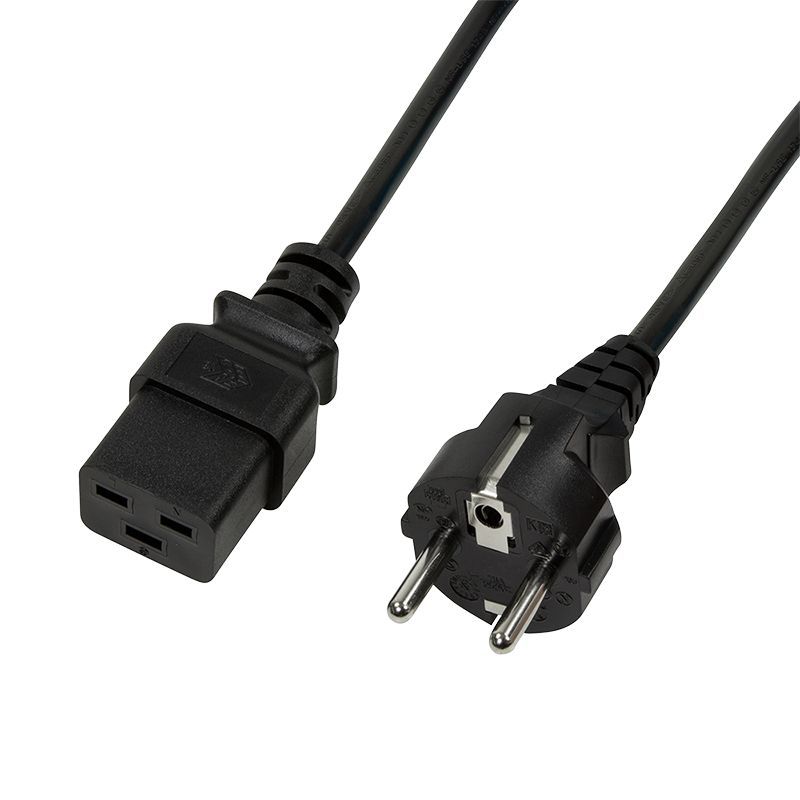 Logilink Power cable CEE 7/7 to IEC C19 1,8m Black Logilink Power cable CEE 7/7 to IEC C19 1,8m Black