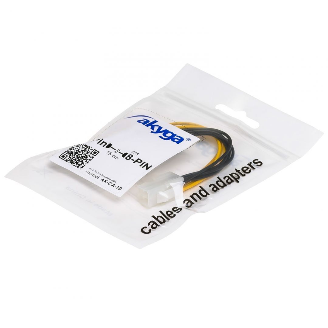 Akyga AK-CA-10 P4 4-pin M/P8 8-pin F Power Cable Akyga AK-CA-10 P4 4-pin M/P8 8-pin F Power Cable