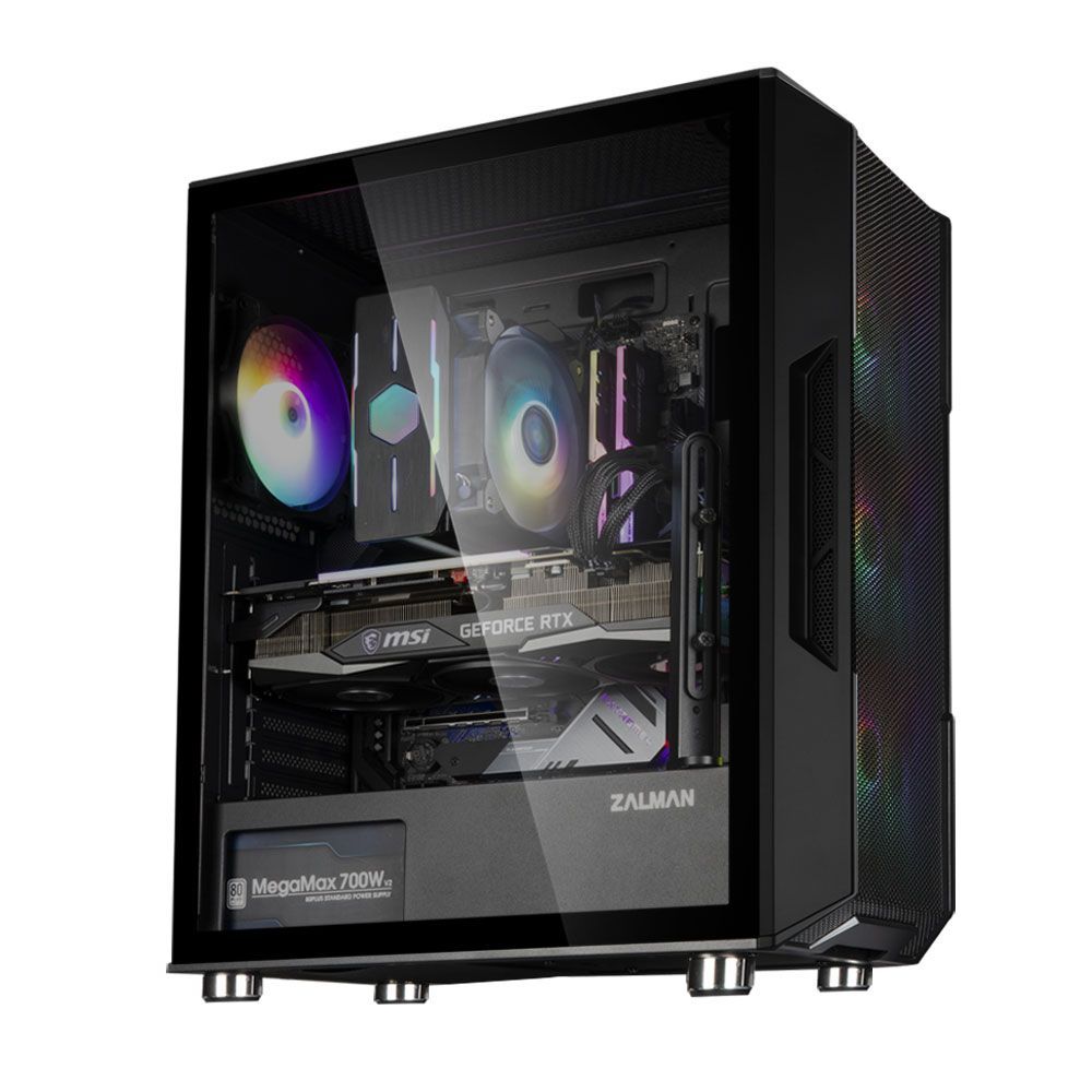 Zalman I3 Neo Tempered Glass Black Zalman I3 Neo Tempered Glass Black