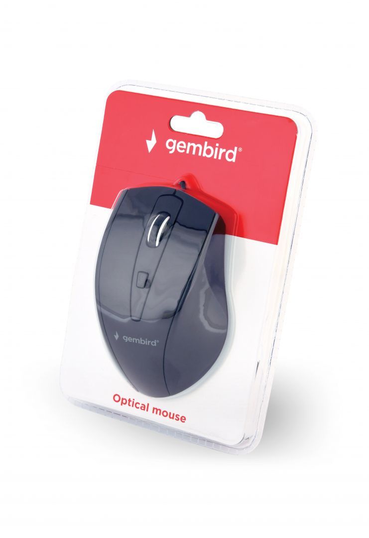 Gembird MUS-4B-02 optical mouse Black Gembird MUS-4B-02 optical mouse Black
