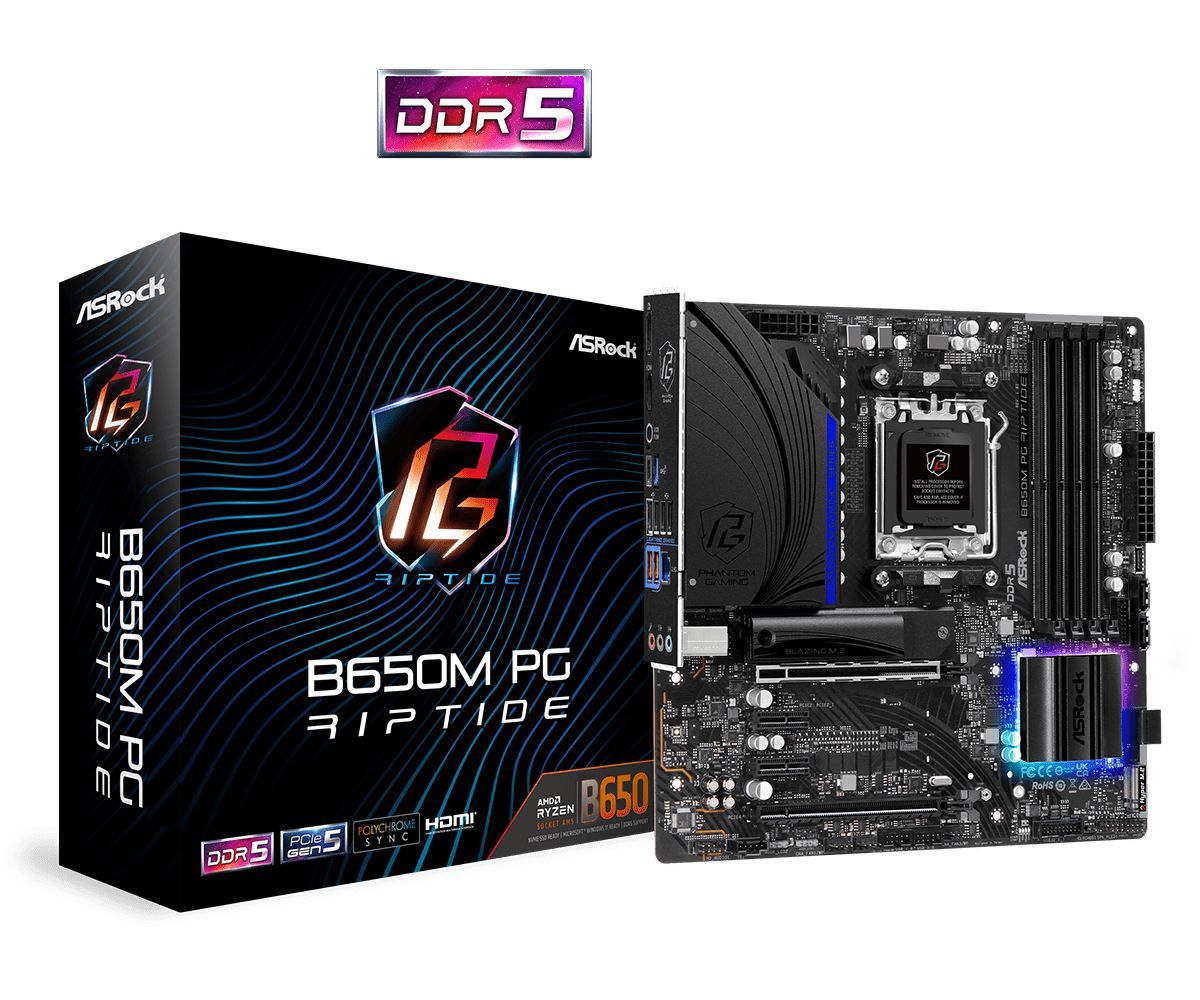 ASRock B650M PG RIPTIDE ASRock B650M PG RIPTIDE