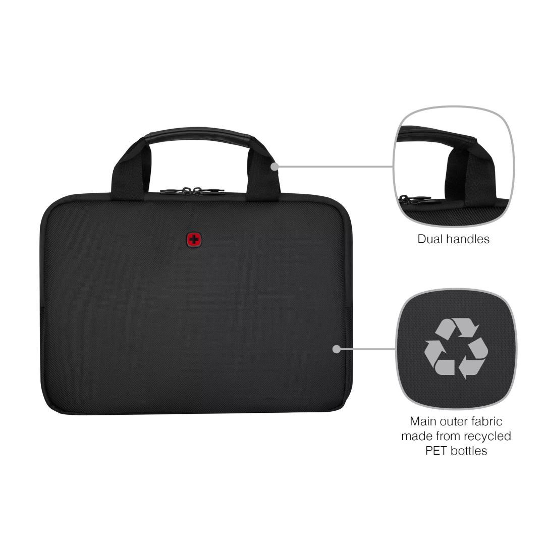 Wenger Modern Business Guyde 14" Laptop Sleeve 6L Black Wenger Modern Business Guyde 14" Laptop Sleeve 6L Black