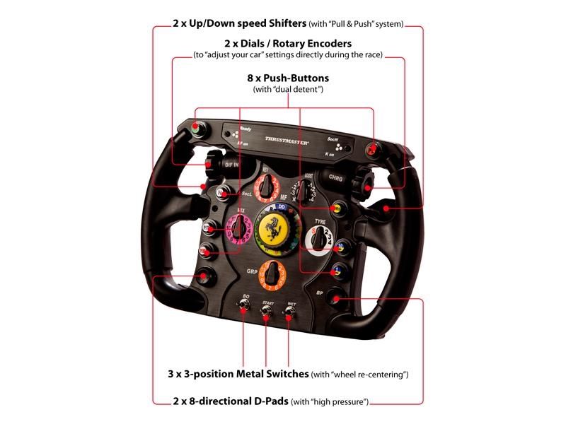 Thrustmaster Ferrari F1 Kiegészítő Kormány Black (Önállóan nem használható!) Thrustmaster Ferrari F1 Kiegészítő Kormány Black (Önállóan nem használható!)