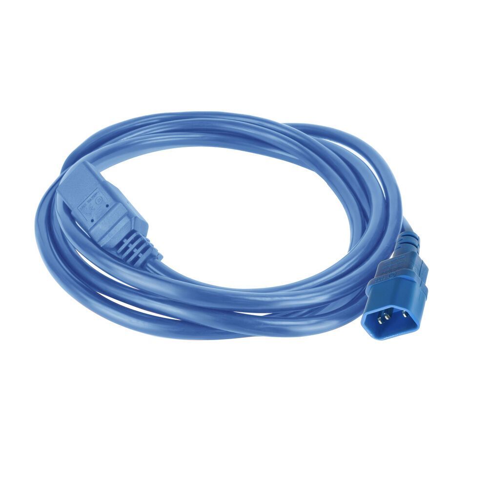 ACT Powercord C14 male- C21 famale 2,5m Blue ACT Powercord C14 male- C21 famale 2,5m Blue
