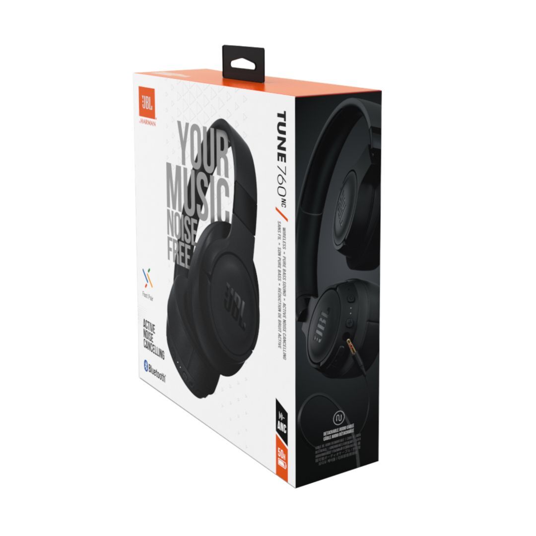JBL Tune 760NC Wireless Bluetooth Headset Black JBL Tune 760NC Wireless Bluetooth Headset Black