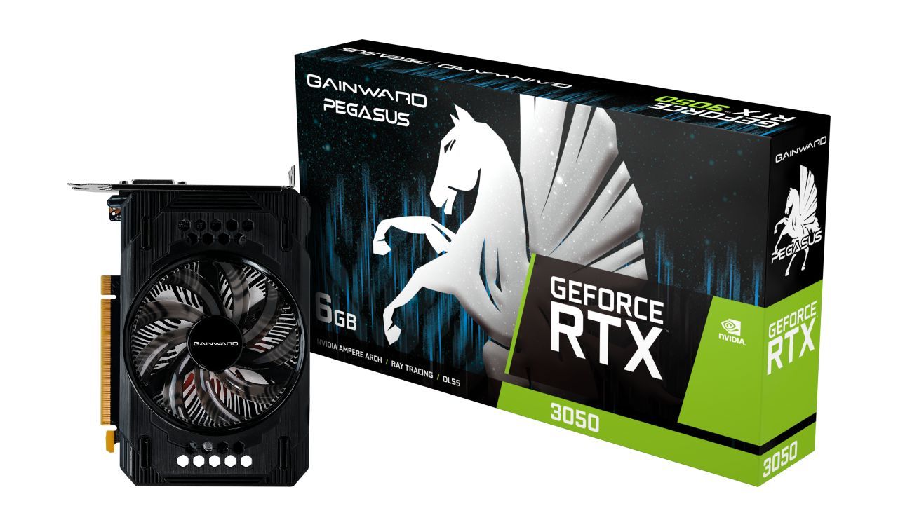 Gainward GeForce RTX3050 6GB DDR6 Pegasus Gainward GeForce RTX3050 6GB DDR6 Pegasus